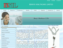 Tablet Screenshot of binnyshealthcare.com